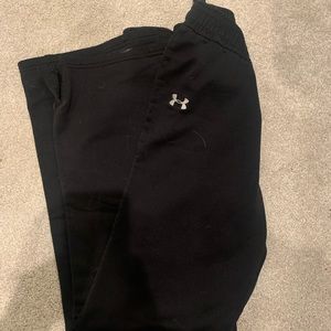 Black under armour sweatpants